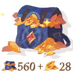 588 Dragon Crystals (560 + 28 Bonus)